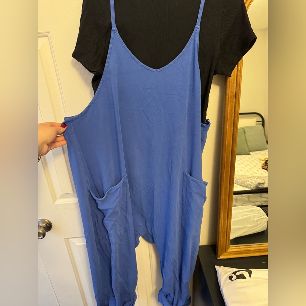 FP Movement by Free People Blue Hot Shot Onesie